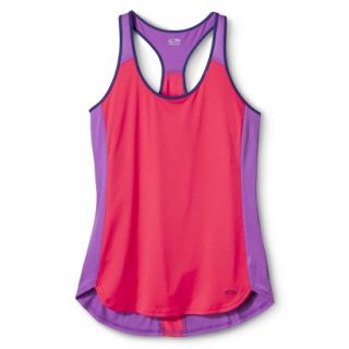 C9 by Champion Womens Color Block Tank   Radical Pink S