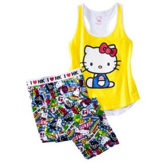 Hello Kitty Juniors PJ Set   Yellow S(3 5)