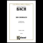 389 Chorales for SATB Voices with German text