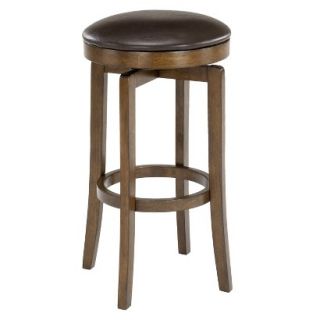 Counter Stool: Hillsdale Furniture Brendan Backless Counter Stool   Brown Red 