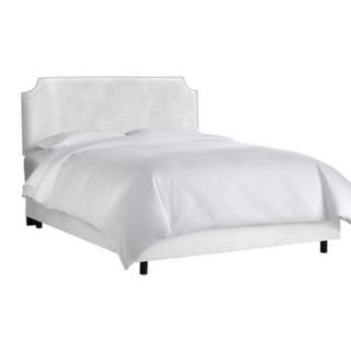 Skyline Full Bed Skyline Furniture Lombard Nail Button Notched Bed   Premier