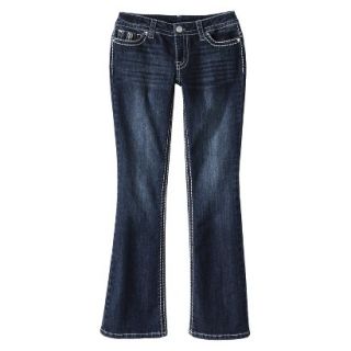 Paisley Sky Womens Bootcut Denim   Dark Wash 12