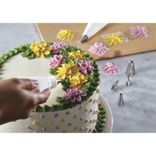 Cake Boss Decorating Tools 10 Piece Flower Decorating Tip Set