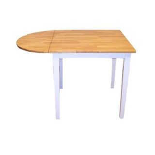 Target Dining Table: TMS Tiffany Drop Leaf Table   Natural/White