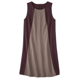 Mossimo Womens Colorblock Shift Dress   Berry/Timber L