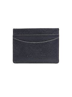 Collection Leather Card Case   Navy