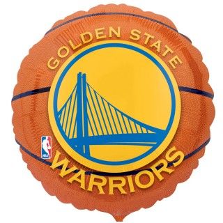 Golden State Warriors Basketball Foil Balloon