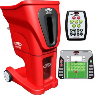 Lobster Phenom 2 Ball Machine with Grand Remote: Lobster Sports Ball Machines