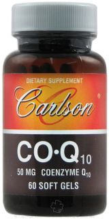 Carlson Labs   CoQ10 50 mg.   60 Softgels