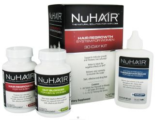 Nu Hair   Hair Regrowth System for Women 30 Day Kit   Formerly by Biotech Labs
