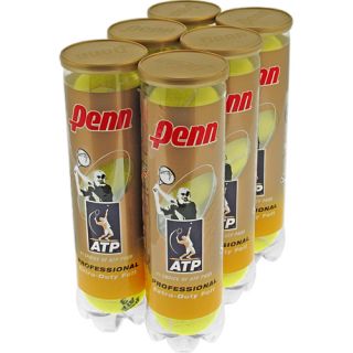 Penn ATP Heavy Duty 4 Ball Can 6 Cans: Penn Tennis Balls