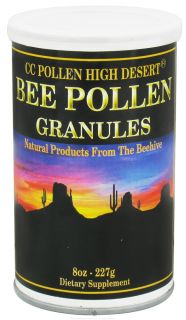 CC Pollen   High Desert Bee Pollen Granules   8 oz.