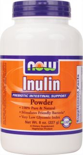 NOW Foods   Inulin Powder Pure Fos   8 oz.