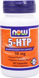 NOW Foods   5 Htp 50 mg.   30 Capsules