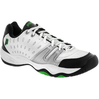 Prince T22 Junior White/Black/Green: Prince Junior Tennis Shoes