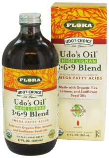 Flora   Udos Choice Udos Oil High Lignan 3 6 9 Blend   17 oz. (Formerly Udos Choice High Lignan Oil Blend) DAILY BLEND