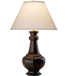 Alexa Hampton Greta 2 Light Table Lamps in Dark Brown Porcelain AH3016DB L