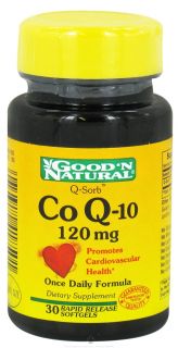 Good N Natural   CoQ 10 120 mg.   30 Softgels