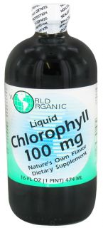 World Organic   Liquid Chlorophyll 100 mg.   16 oz.