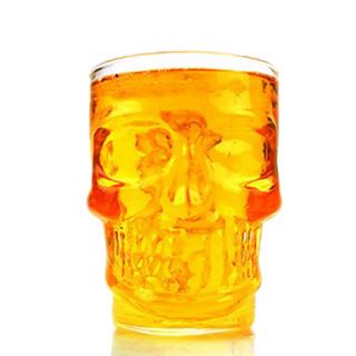 Crystal Skull Shaped Beer Glass Glassware