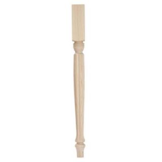 Waddell 27 in. Country French Ash Table Leg 2828