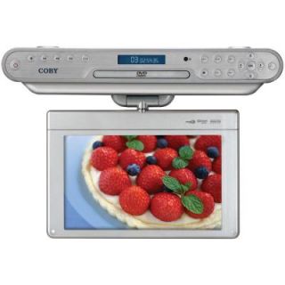 Coby 10.2 in. LCD 480p 60Hz Under the Cabinet HDTV with DVD/CD Player DISCONTINUED KTFDVD1093SVR