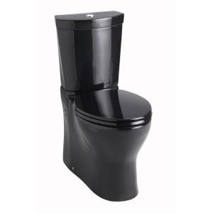 KOHLER Persuade 2 Piece 1.6 GPF Dual Flush Elongated Toilet in Black K 3654 7