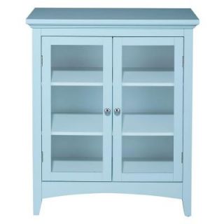 Elegant Home Fashions Hamlot 32 in. H x 26 in. W x 13 in. D Floor Cabinet in Eton Blue DISCONTINUED HDT536