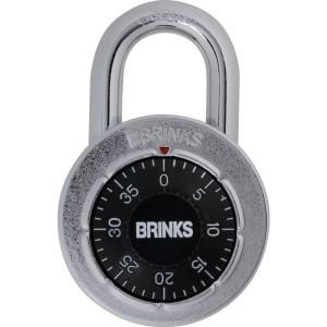 Brinks Home Security Steel Dial Combination Lock 172 49001