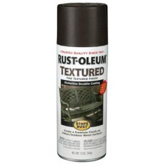 Rust Oleum Stops Rust 12 oz. Protective Enamel Textured Black Spray Paint 7220830