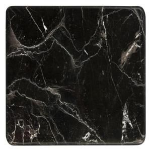 MS International Brown 12 in. x 12 in. Polished Marble Cheese and Pastry Board CUTB EC12X12P