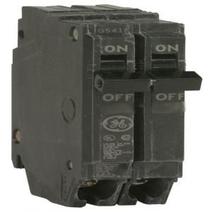 GE Q Line 15 Amp 1 in. Double Pole Circuit Breaker THQP215