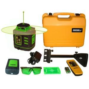 Johnson Self Leveling Rotary Laser Level with GreenBrite Technology 40 6543