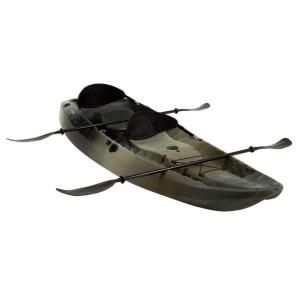 Lifetime Camo Sport Fisher Tandem Kayak with Paddles and Backrests 90157