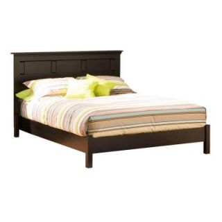 South Shore Furniture Lodge Queen Size Bed in Ebony 3877F2