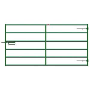 Big Valley 12 ft. x 4 ft. 2 in. Green Super Duty Gate 40120122