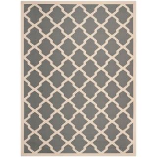 Safavieh Courtyard Anthracite/Beige 9 ft. x 12 ft. Area Rug CY6903 246 9