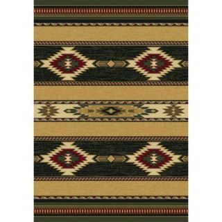 United Weavers Overstock Tulsa Chocolate 5 ft. 3 in. x 7 ft. 6 in. Area Rug 290 92477 58