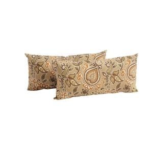 Hampton Bay Pine Valley Outdoor Lumbar Pillow (2 Pack) S2 ZZF03499