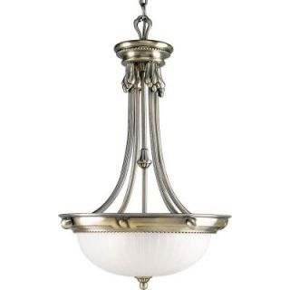Progress Lighting Huntington Collection Colonial Silver 3 light Chandelier DISCONTINUED P3708 43