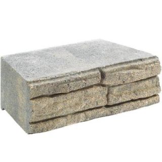 12 in. Natural Impressions Flagstone Concrete Wall Block 86935