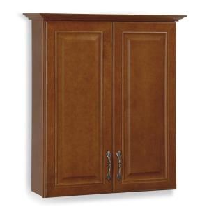 American Classics Gallery 25 1/2 in. W x 29 in. H Surface Mount Medicine Cabinet in Chestnut TTGY CHT