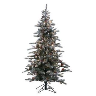 STERLING 6 ft. Pre Lit Lightly Flocked Artificial McKinley Pine Christmas Tree 5832 60C
