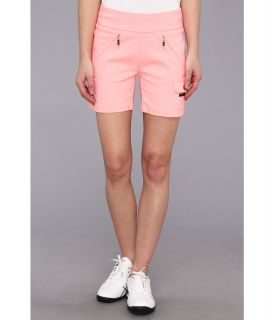 Jamie Sadock Skinnylicious 15 in. Short with Control Top Mesh Panel Womens Shorts (Pink)