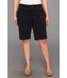 Jag Jeans Plus Size Plus Size Lulu Bermuda Womens Shorts (Navy)