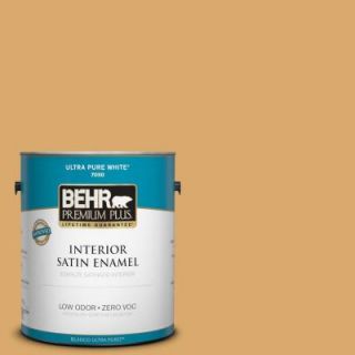 BEHR Premium Plus Home Decorators Collection 1 gal. #HDC FL13 2 Corn Maze Satin Enamel Interior Paint 730001