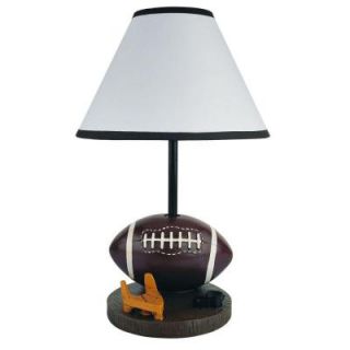 ORE International 15 in. Football Brown Accent Lamp 31604FT