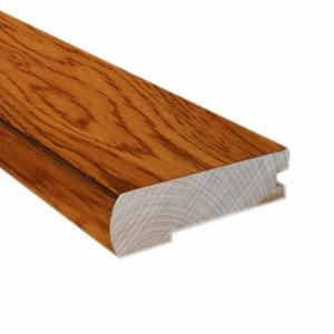 Millstead Hickory Golden Rustic 0.81 in. Thick x 2.37 in. Wide x 78 in. Length Hardwood Flush Mount Stair Nose Molding LM6509