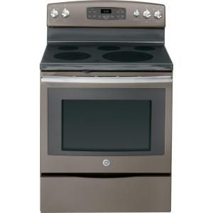 GE 5.3 cu. ft. Electric Range with Self Cleaning Oven in Slate JB650EFES