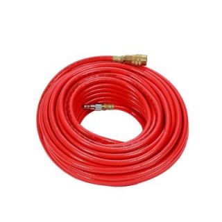 Grip Rite 1/4 in. x 50 ft. PVC Air Hose with Couplers GRPVC1450C
